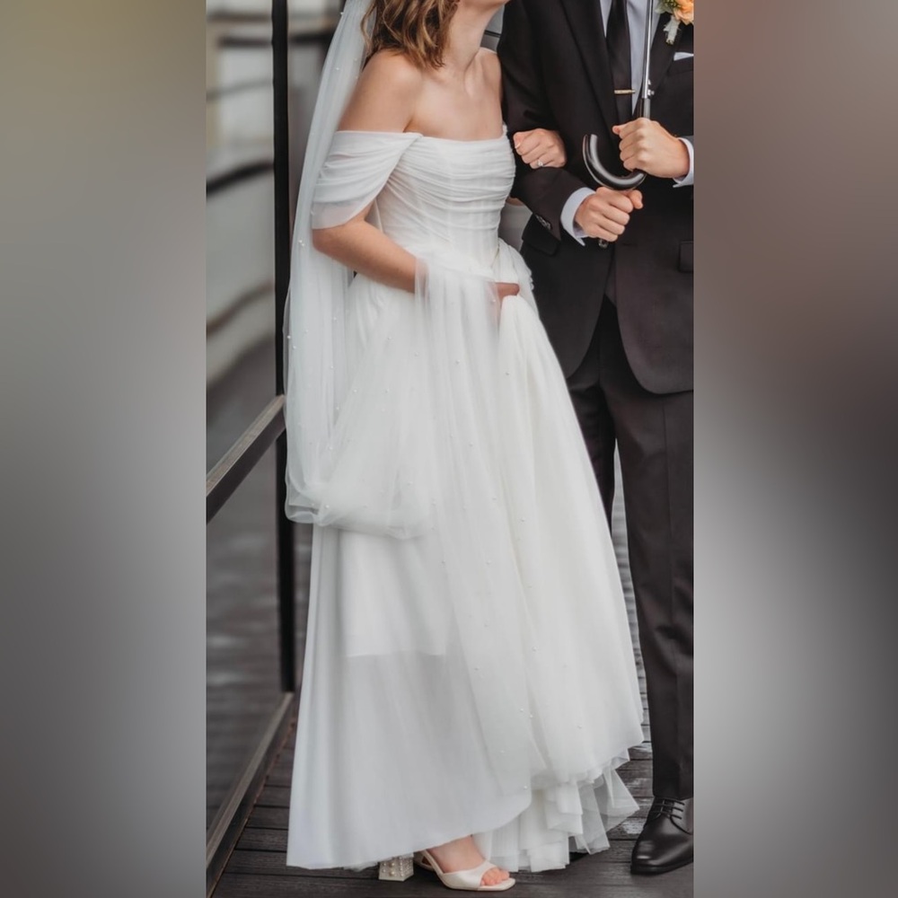 Wtoo by Watters Keala Ruched Corset Wedding Gown Anthropologie BHLDN
